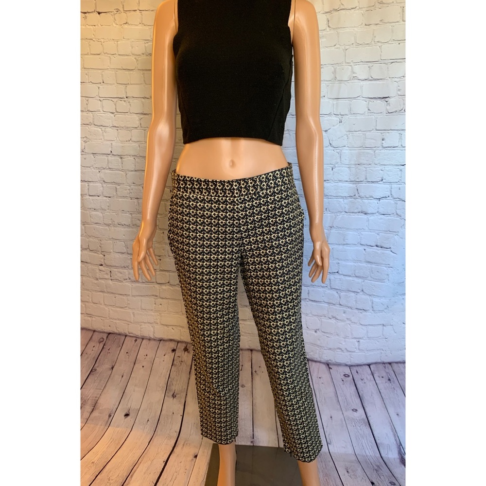 Cynthia Rowley NWOT Pattern Tailored Statement Pants size 4 abstract